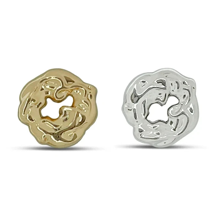 Molten style Metal Button | 12mm & 15mm