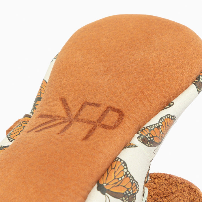 Monarch Butterfly Knotted Bow Baby Shoe - Babies in Bloom