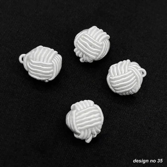 Monk's Knot Chinese Knot Button