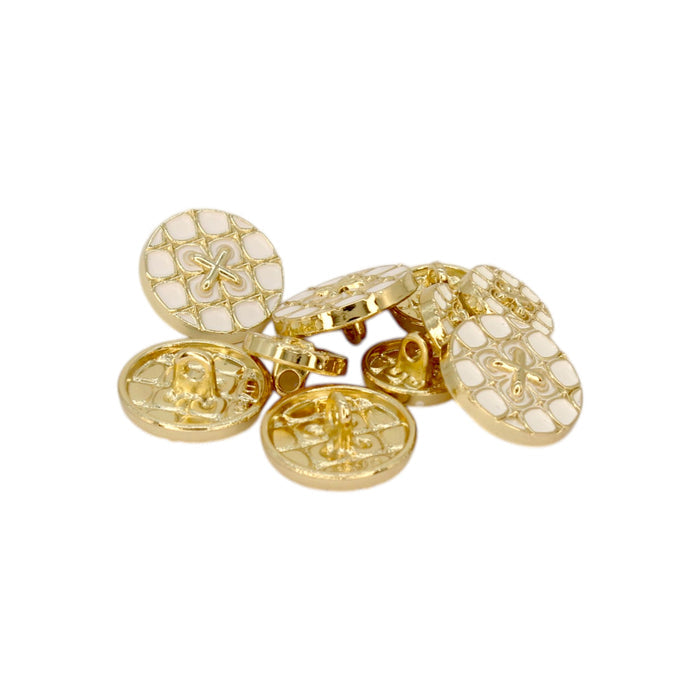 Gold white / 18mm(28L) / 50 Buttons