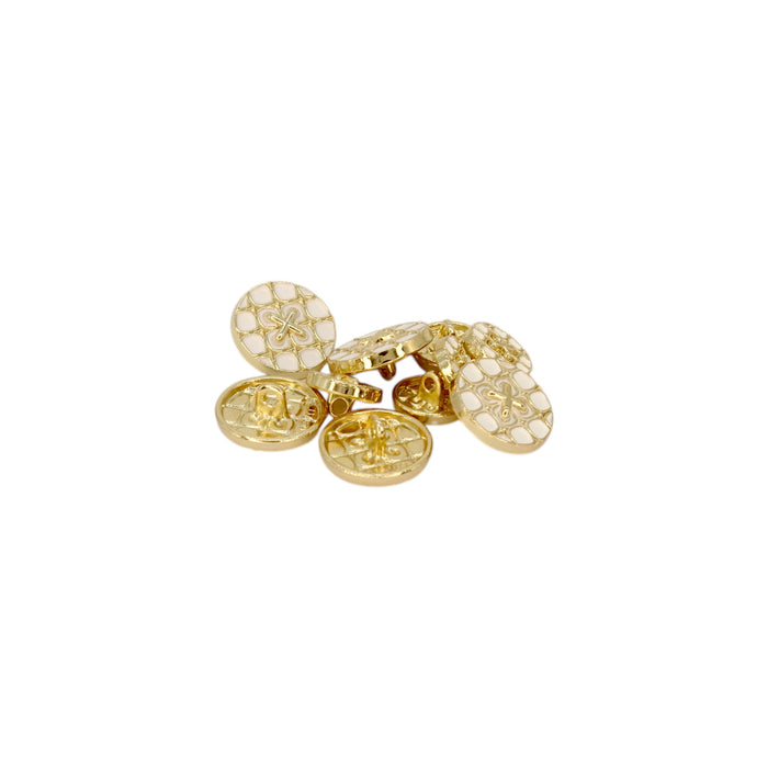 Gold white / 12mm(20L) / 50 Buttons