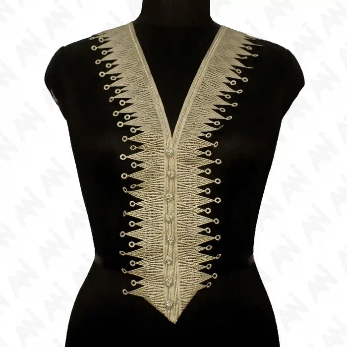 Moroccan Sfifa V Shape Zari