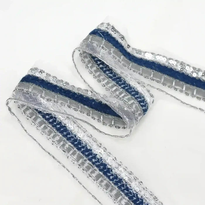 Multi-Textured Sequins Lace | 2 Meters