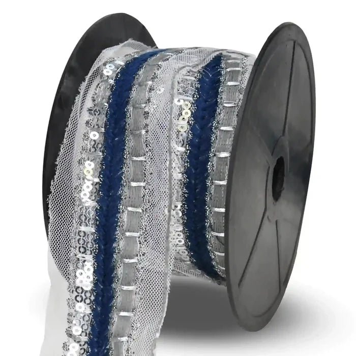Multi-Textured Sequins Lace | 2 Meters