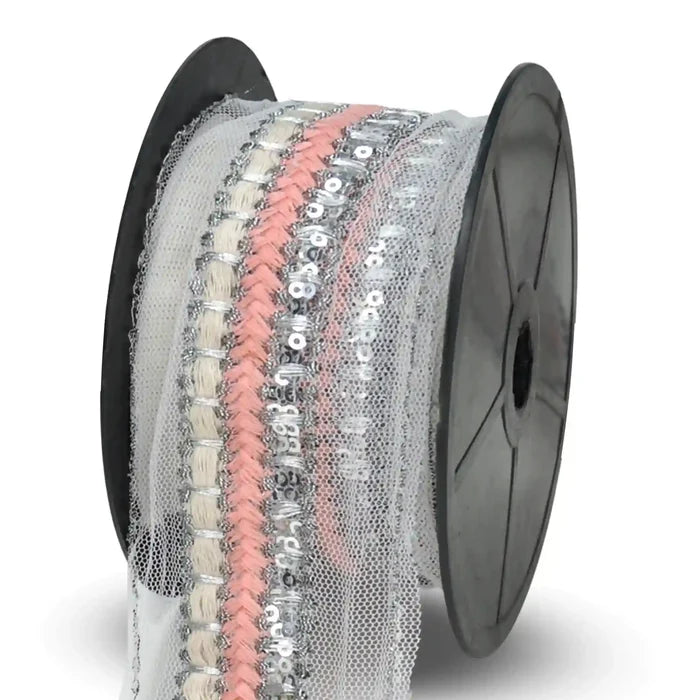 Multi-Textured Sequins Lace | 2 Meters