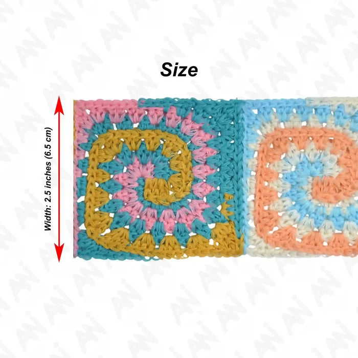 Multicolor Crochet Lace