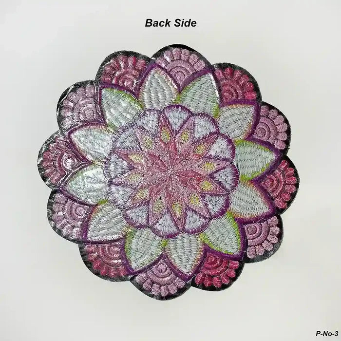 Multicolor Floral Style Hot-Fix Patch