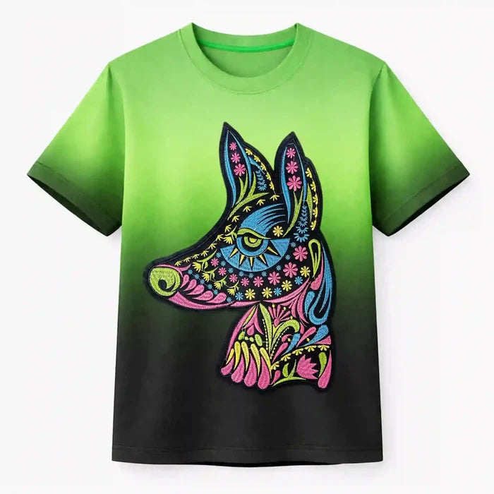 Multicolor Fox Patch