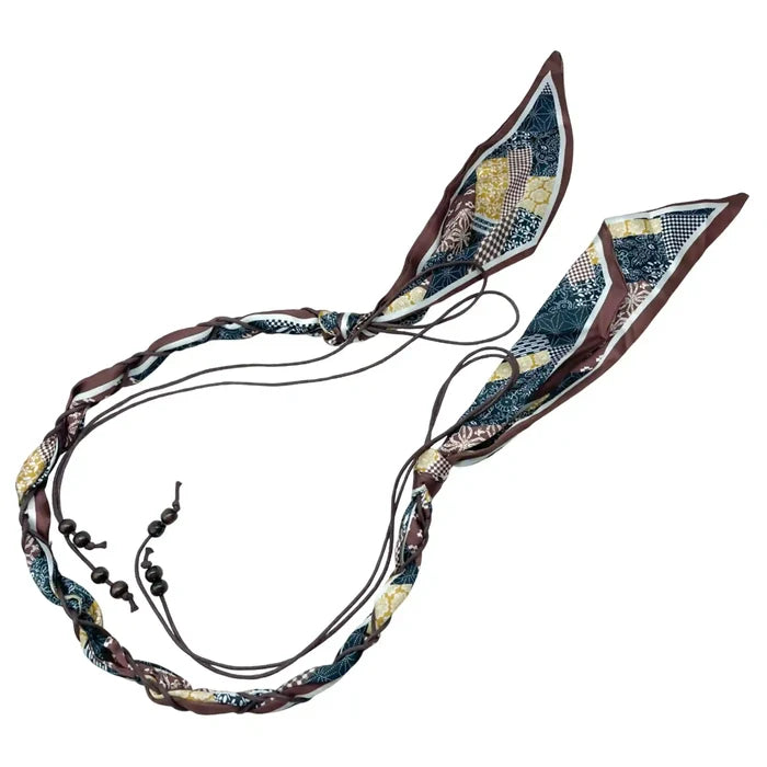 Multicolor Scarf Macrame Belt