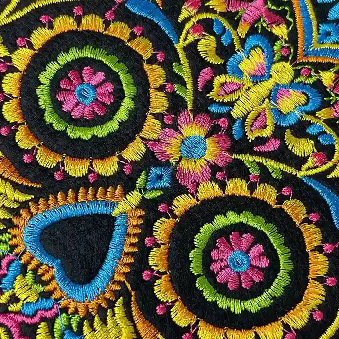 Multicolor Skull Hot Fix Patch