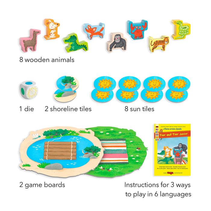 My Very First Games - Animal Upon Animal Junior - Babies in Bloom