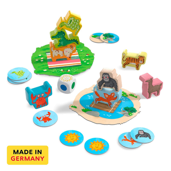 My Very First Games - Animal Upon Animal Junior - Babies in Bloom