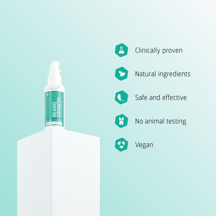Neofollics beard growth serum 3-pack (7% Neoxyl)