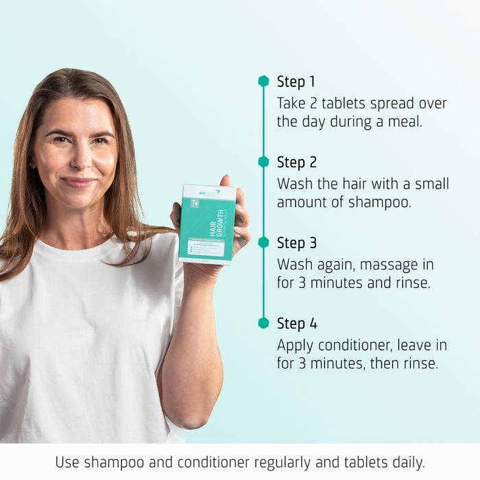 Neofollics hair growth tablets 3-pack