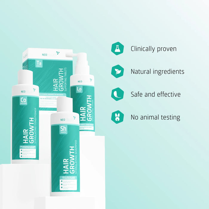 Neofollics Shampoo + Conditioner + Serum + Tablets