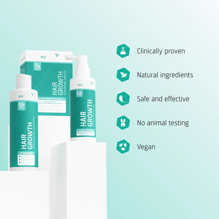 Neofollics Shampoo + Serum + Tablets
