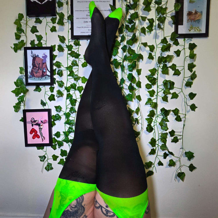 Neon Mock Garters - Wicked