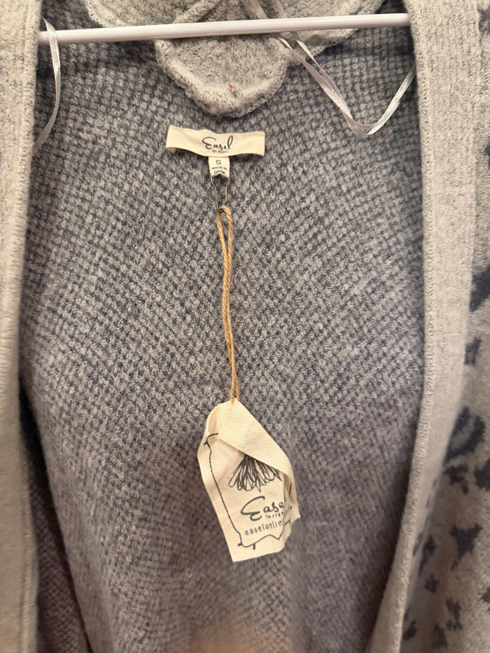 New Easel Cardigan size small