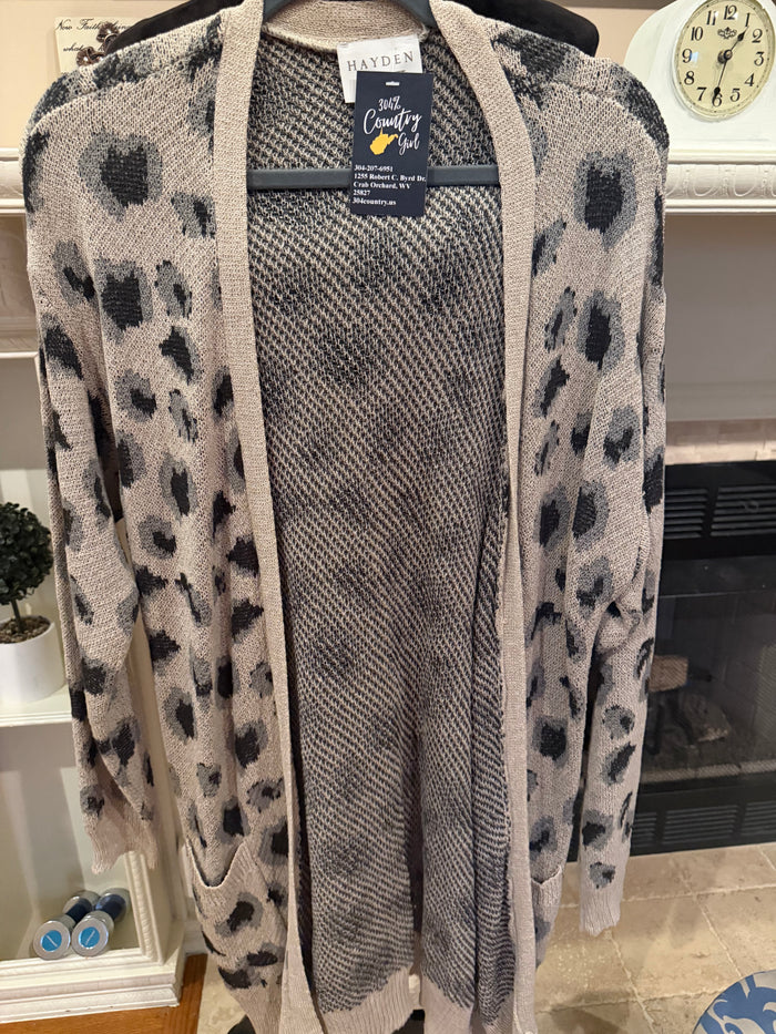 New Easel Cardigan size small