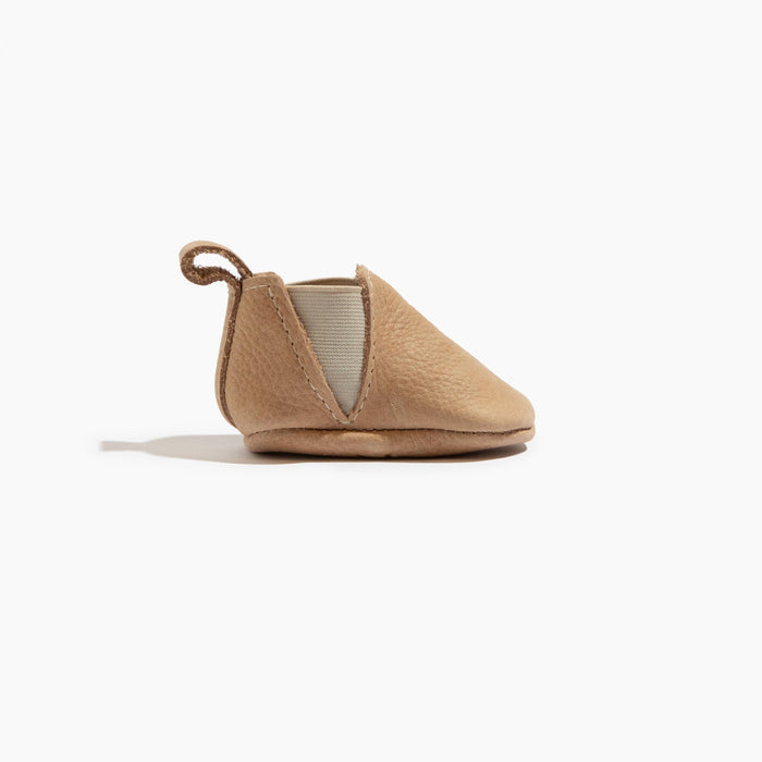 Newborn Weathered Brown Chelsea Boot Baby Shoe - Babies in Bloom