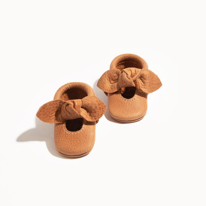 Newborn Zion Knotted Bow Baby Shoe - Babies in Bloom