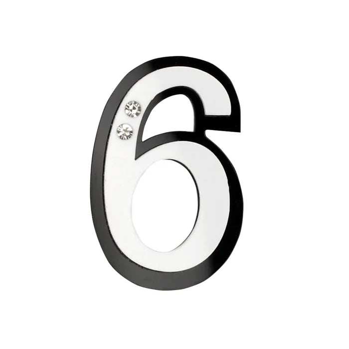 Number 6 Brooch