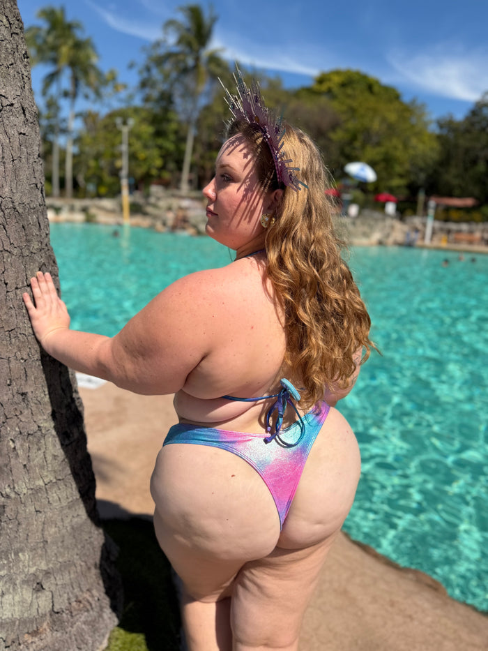 Ocean Ombre Thong Bikini Bottom