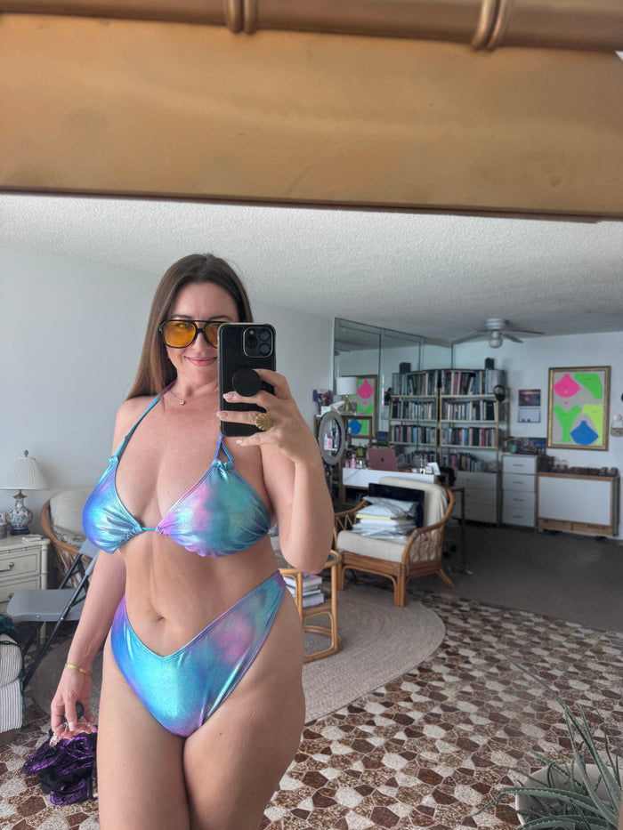 Ocean Ombre Thong Bikini Bottom