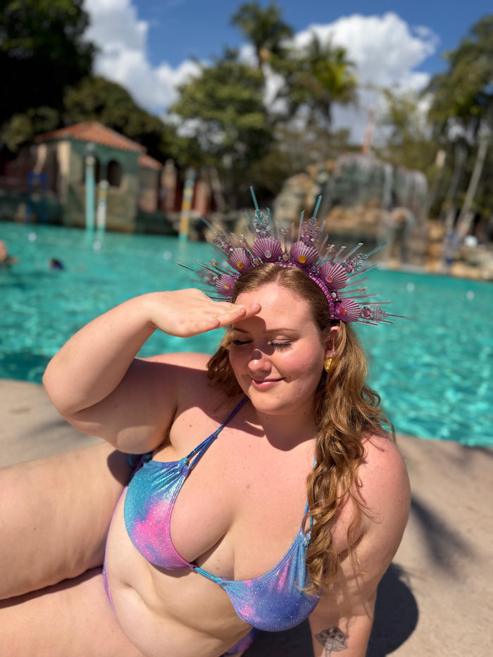 Ocean Ombre Triangle Bikini Top