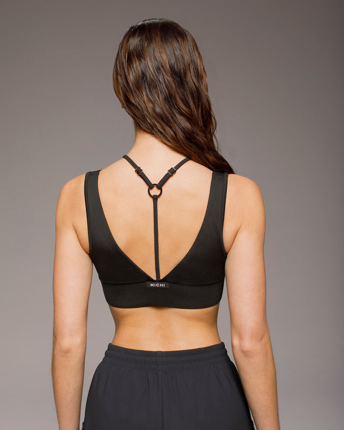 Odyssey Longline Bra - Black