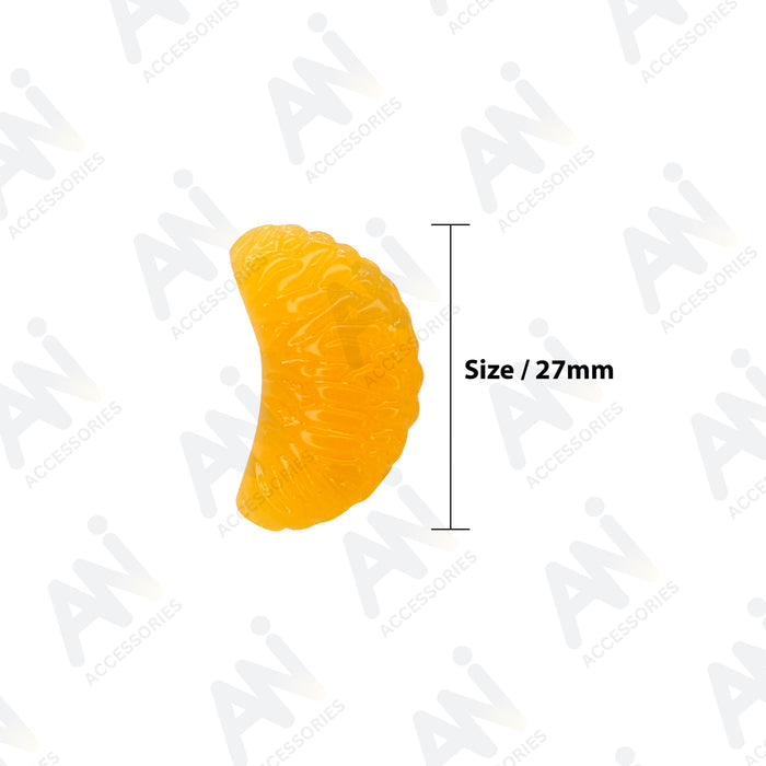 Orange Resin Buttons