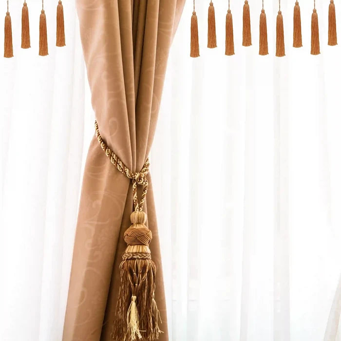 Orange Tassels