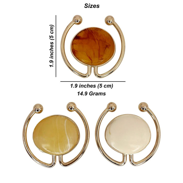 Orbital Stone Buckle Set