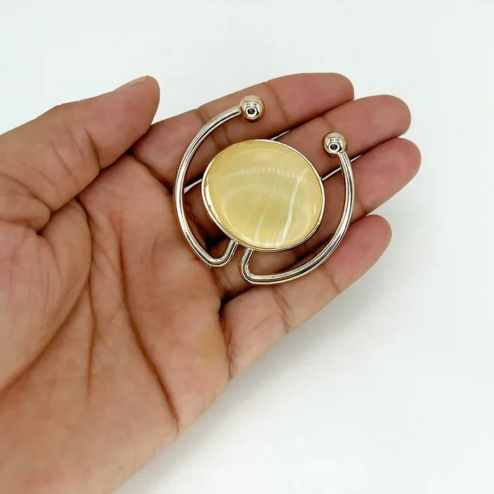 Orbital Stone Buckle Set