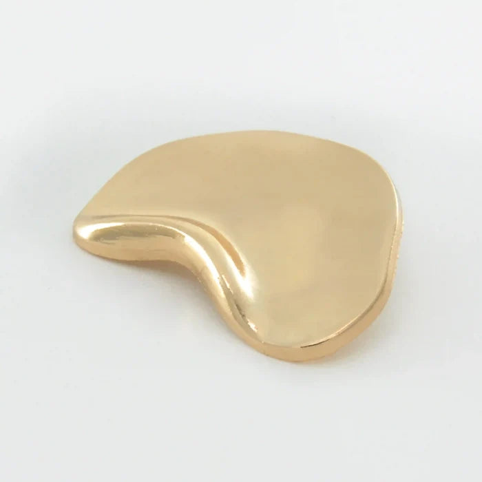 Organic Bean Inspire Metal Buttons | 50mm