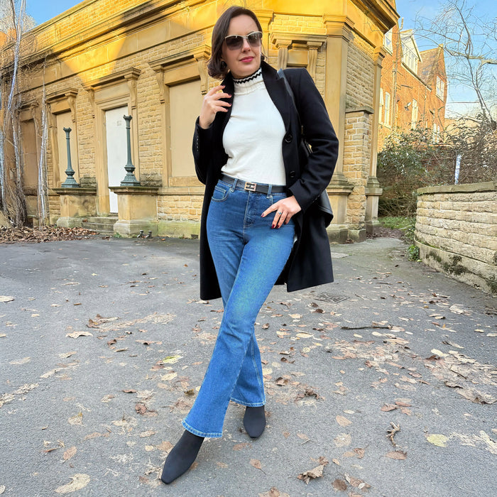 Organic Bootcut Jeans - Atlantic