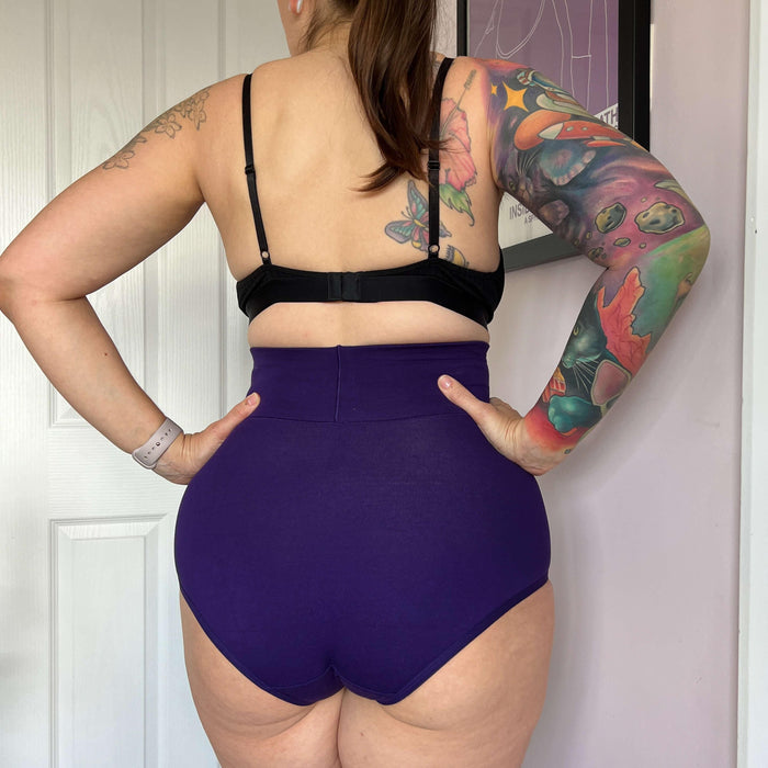 Super High Waist Knickers - Suffragette Purple - Snag