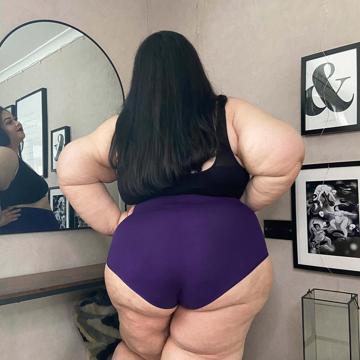 Super High Waist Knickers - Suffragette Purple - Snag