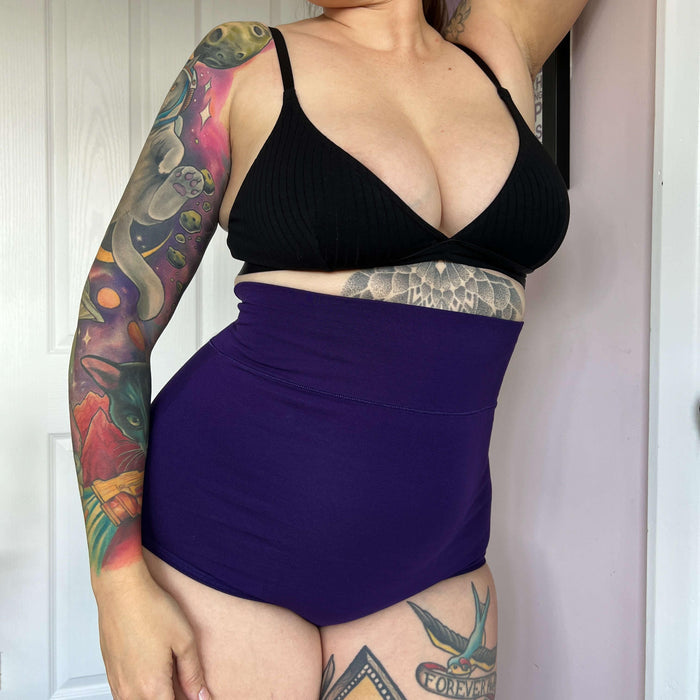 Super High Waist Knickers - Suffragette Purple - Snag