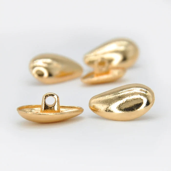 Organic Drop Metal Buttons | 15mm & 18mm