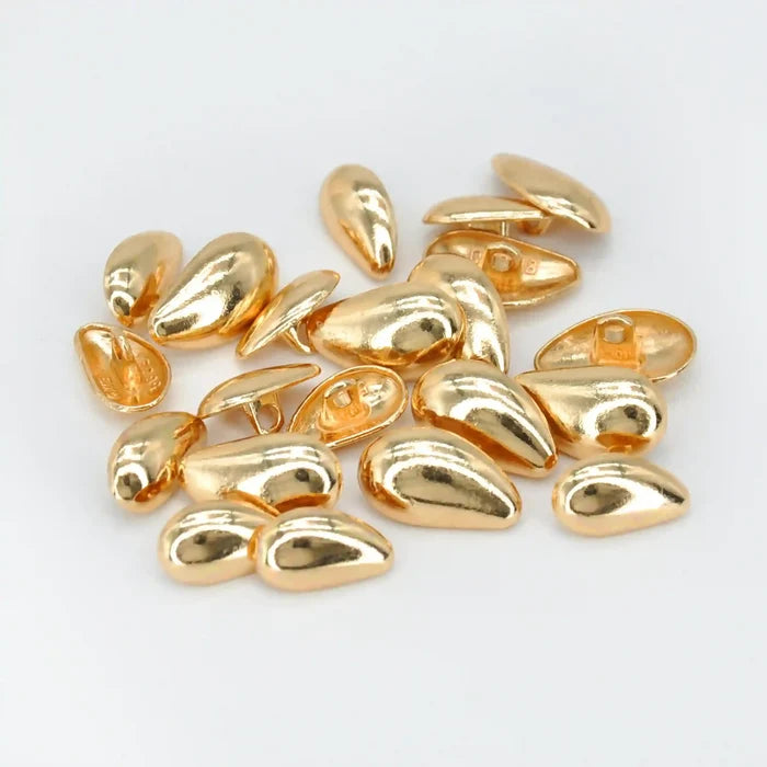 Organic Drop Metal Buttons | 15mm & 18mm
