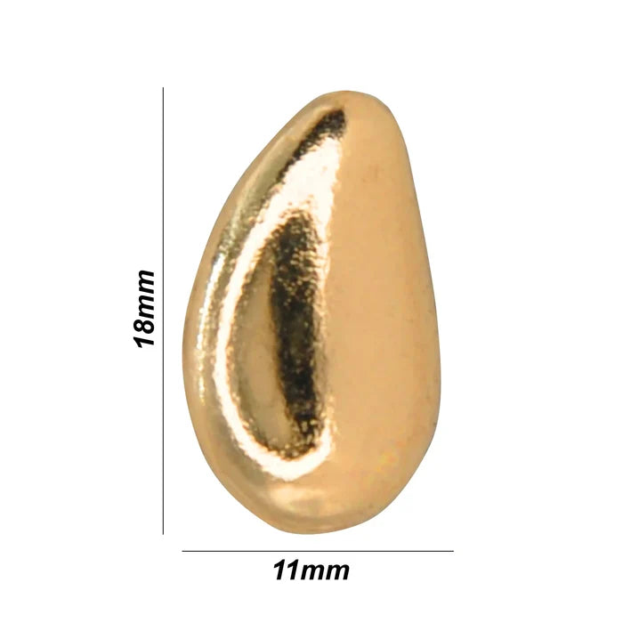 Organic Drop Metal Buttons | 15mm & 18mm