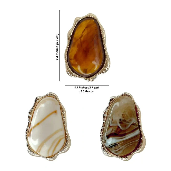 Organic Freeform Oyster Marvel Buckle