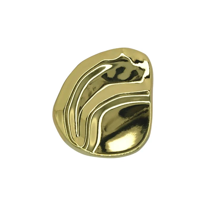 Organic Shape Hammered Button | 15mm(24L), 18mm(28L) & 23mm(36L)