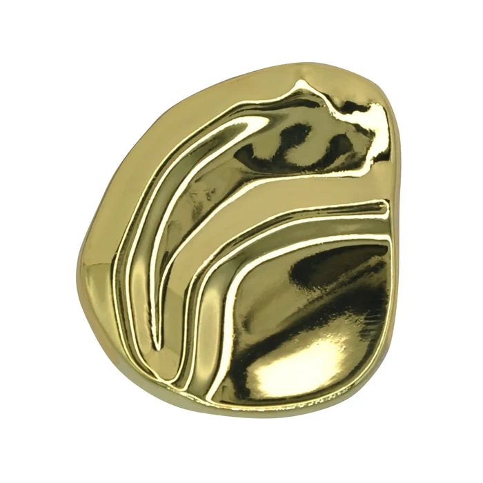 Organic Shape Hammered Button | 15mm(24L), 18mm(28L) & 23mm(36L)