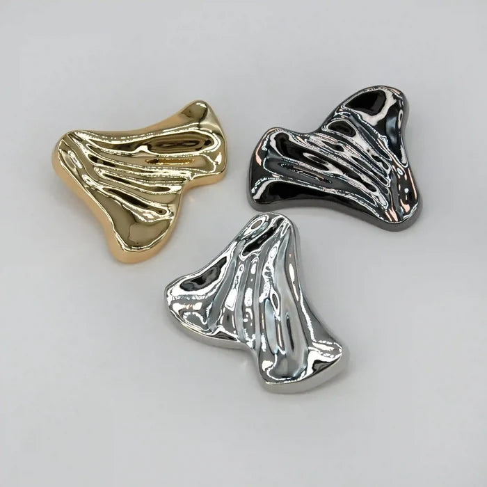 Organic Shape Metal Buttons | 22mm(28L), 27mm(42L) & 42mm(66L)