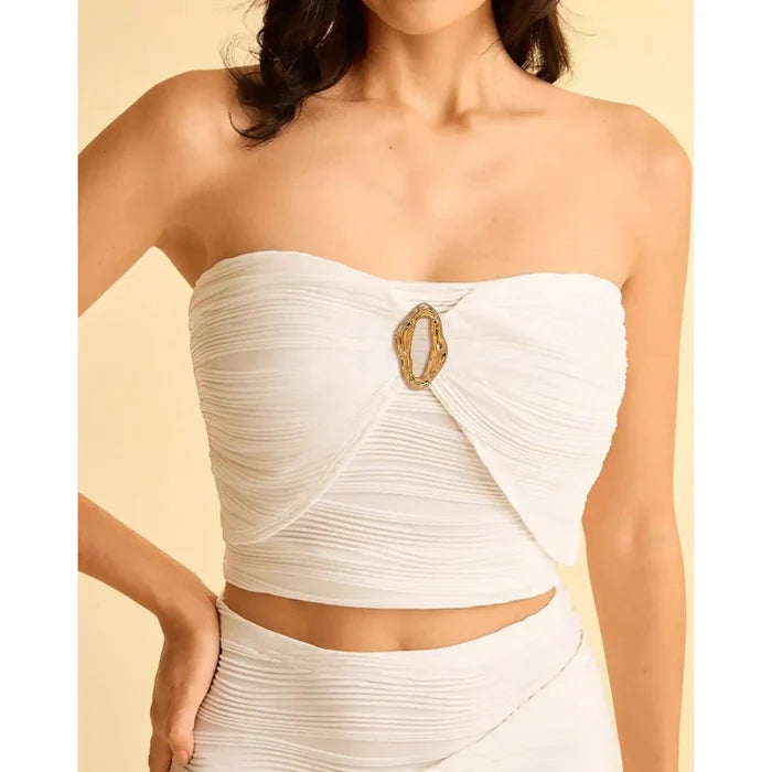 Organic Shaped Gold Buckle