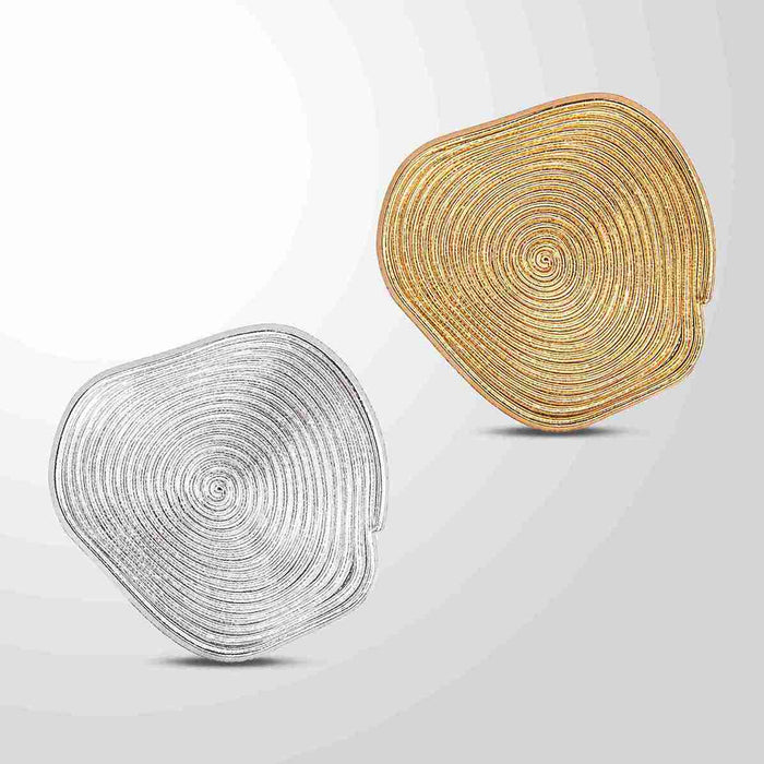 Organic Texture Metal Buttons