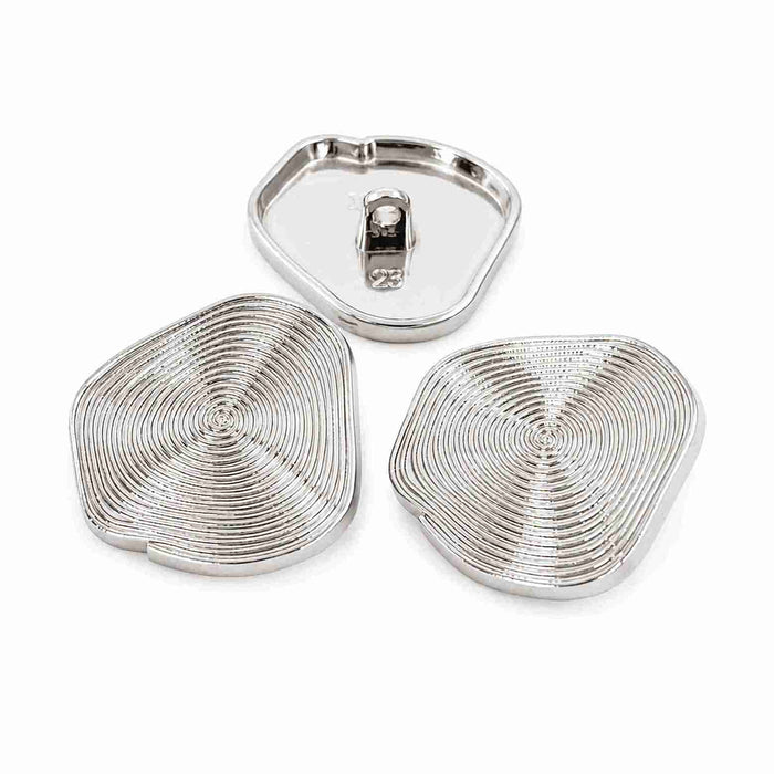 Organic Texture Metal Buttons