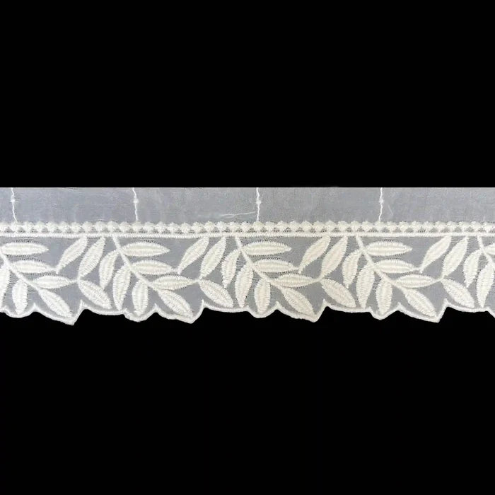 Organza Leafy Style Lace | 2 Meters | SKU-CE-8